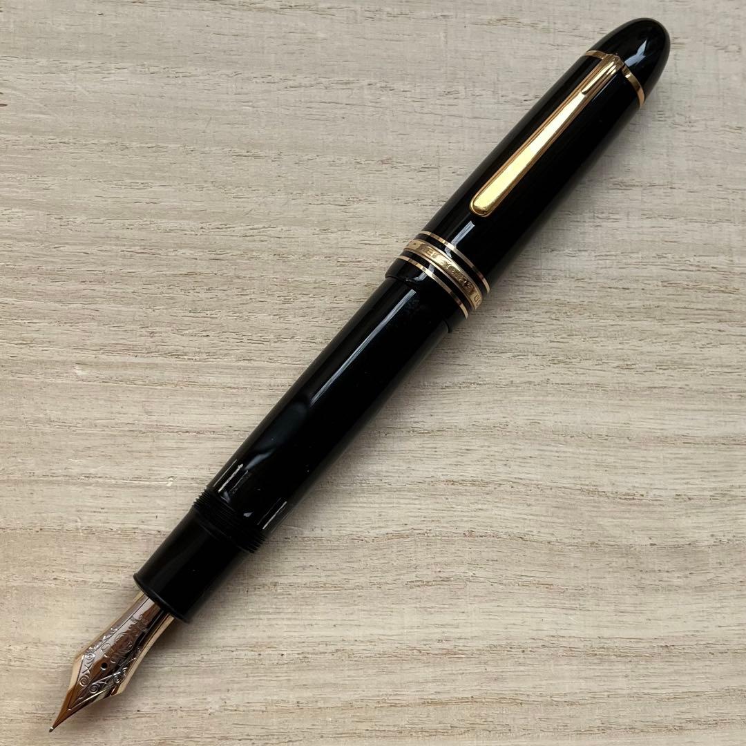モンブラン 149 万年筆 14K 中白 EF 極細字 マイスターシュテュック