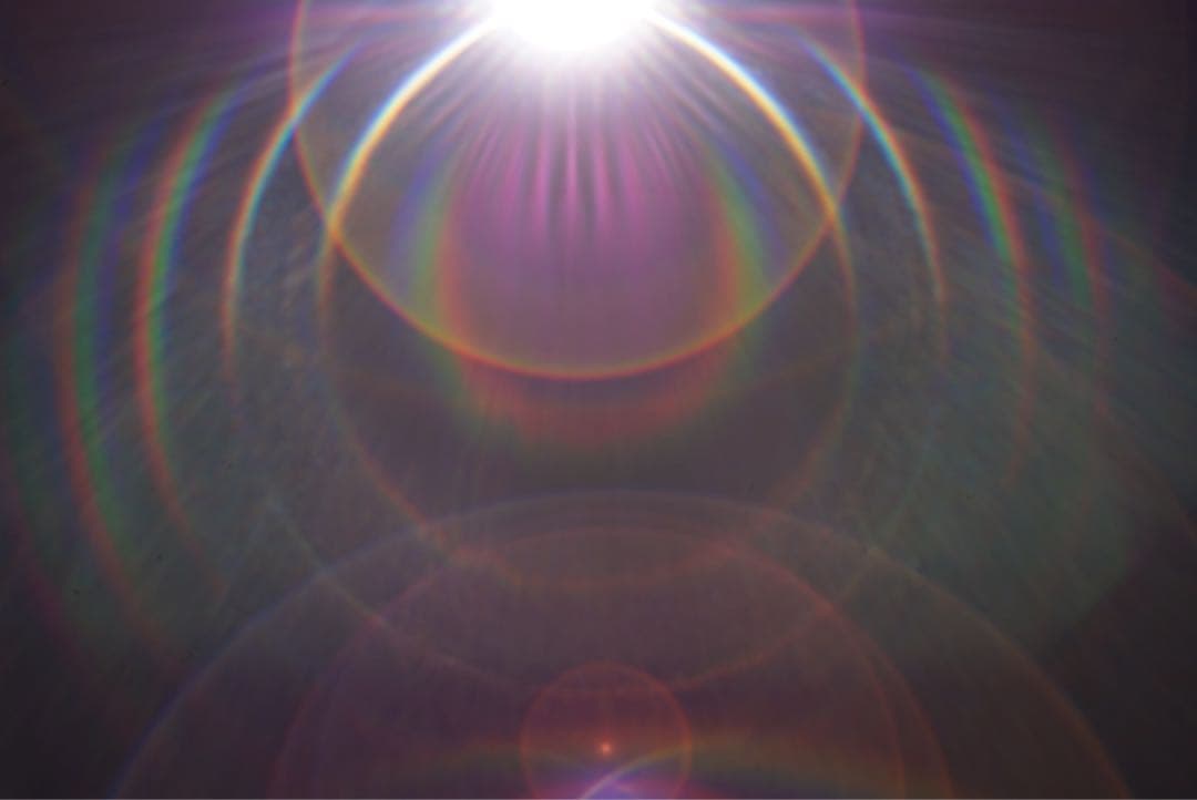 多重虹色フレア】PENTAX Super Takumar 55mm f1.8