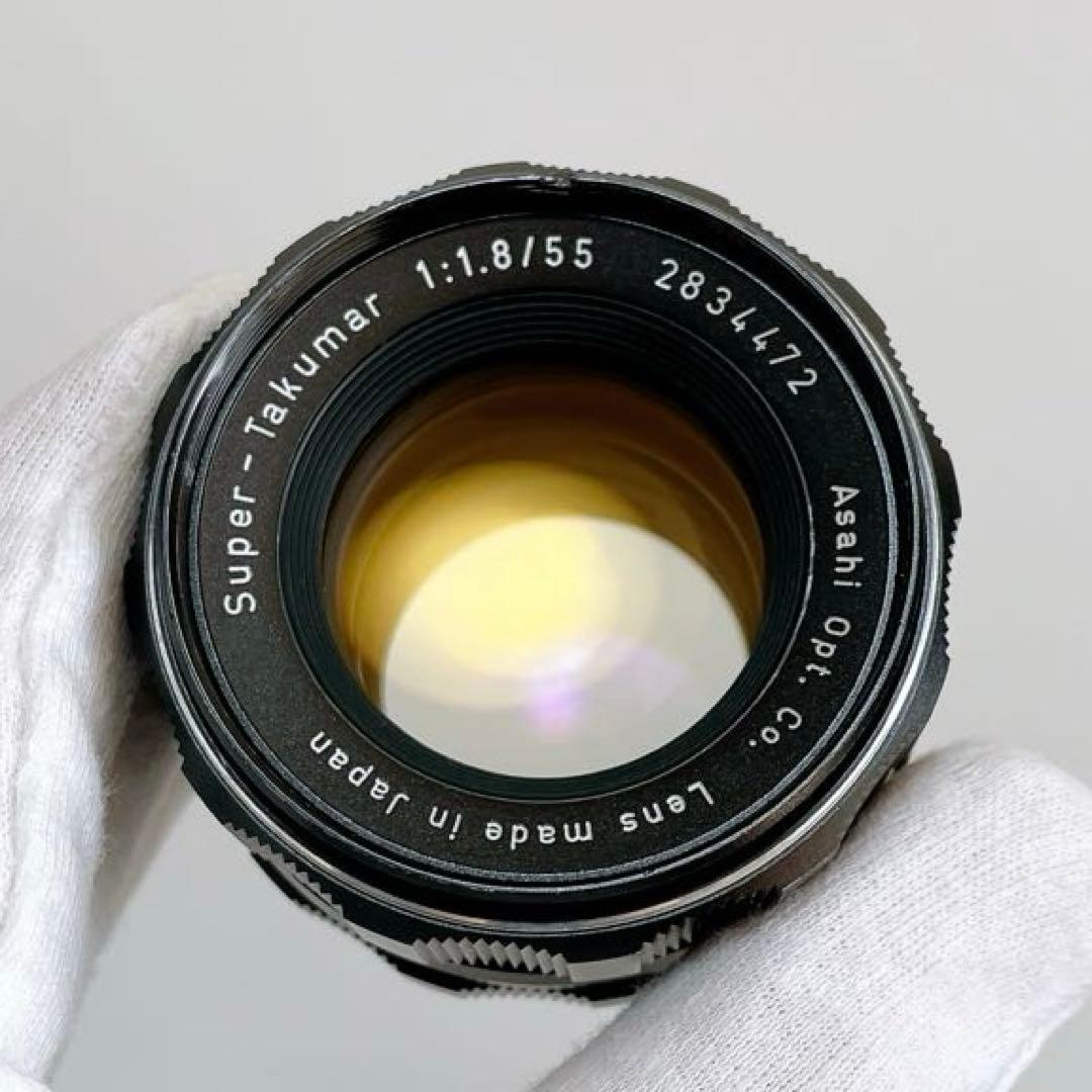 多重虹色フレア】PENTAX Super Takumar 55mm f1.8