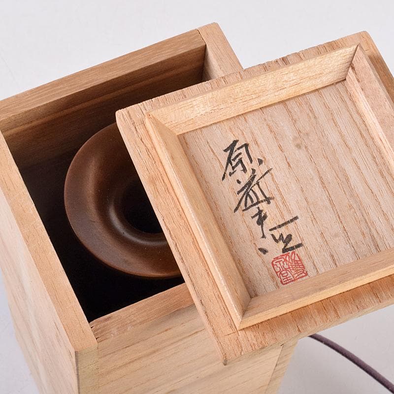 原益夫作 鋳銅 花瓶 共箱 V R8922 - メルカリ