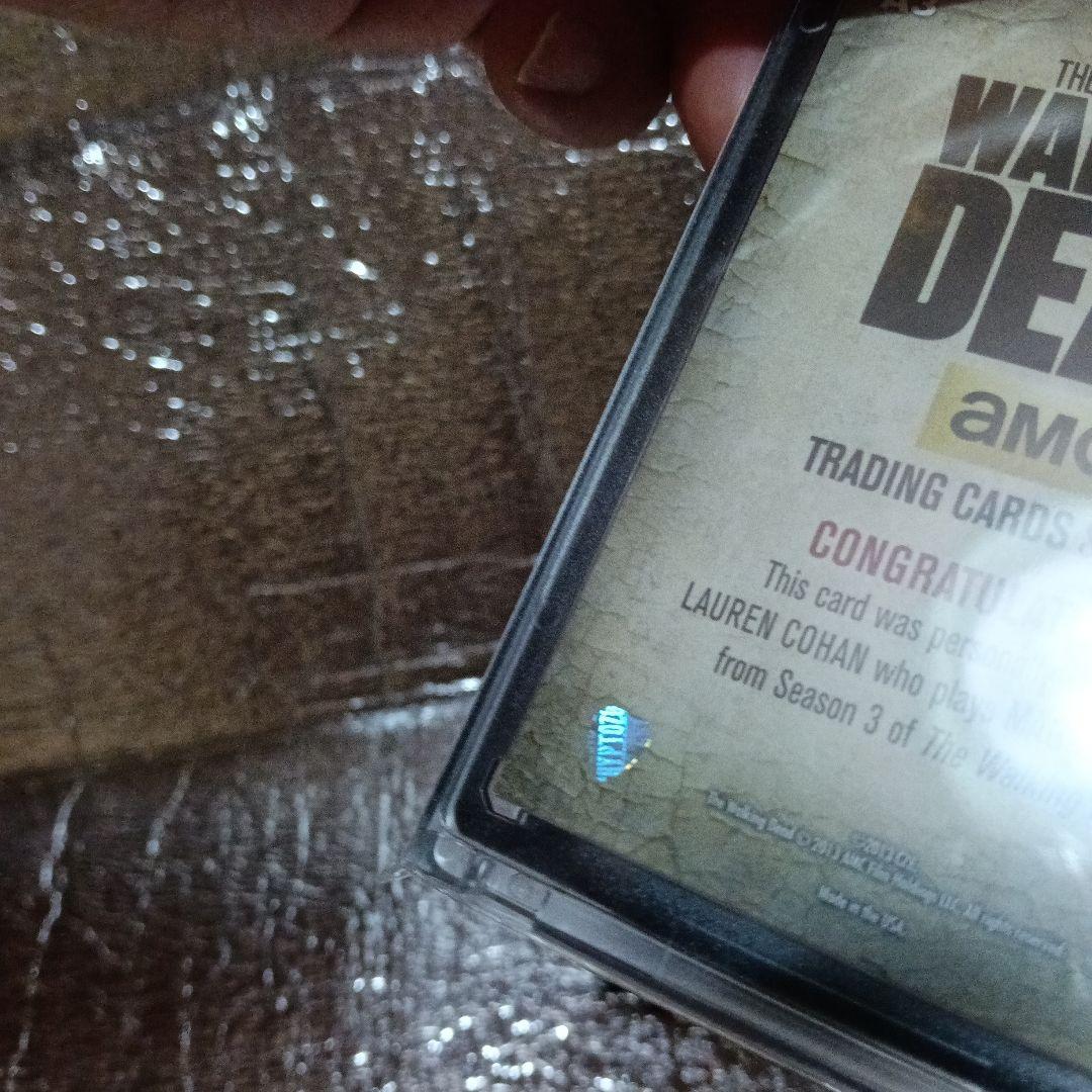 ウォーキングデッド walking dead サインカード 直筆サイン マギー