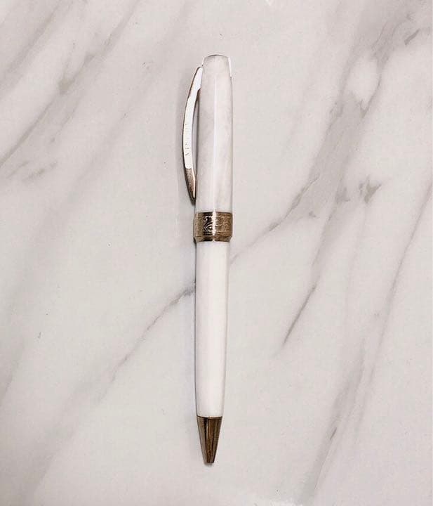 ボールペン　ヴィスコンティー　VISCONTI 白　ホワイト Visconti Homo Sapiens Lava Color Blizzard - Ballpoint – Fountain