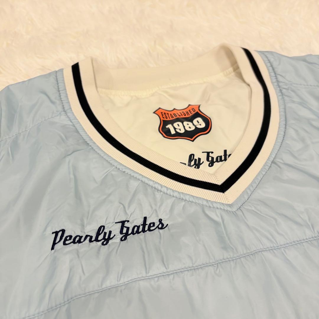 美品　パーリーゲイツ　4WAY　中綿　スニード　リバーシブル　ベスト ホワイト