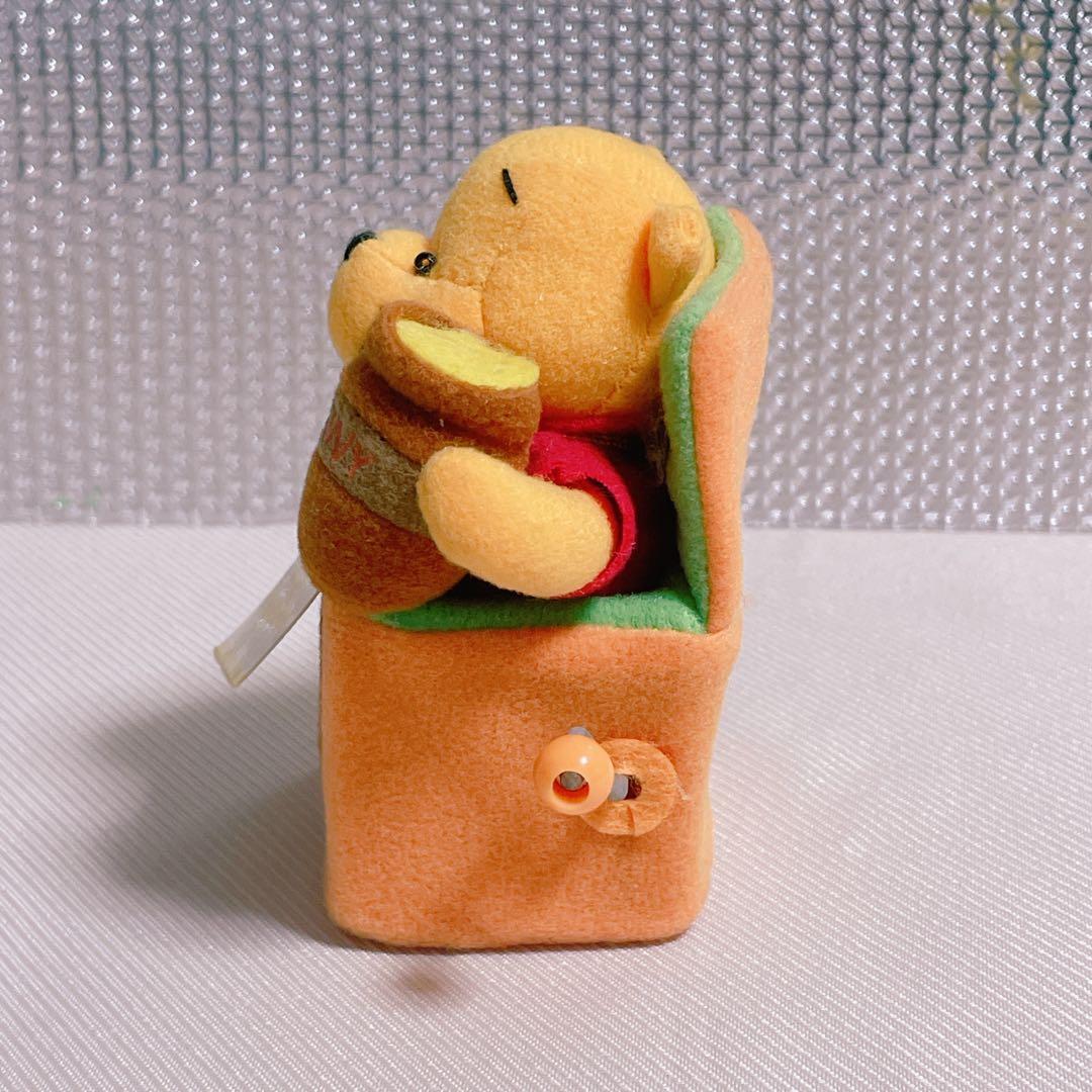 東京ディズニーランド　くまのプーさん　ぬいぐるみ　手回しオルゴール　インテリア