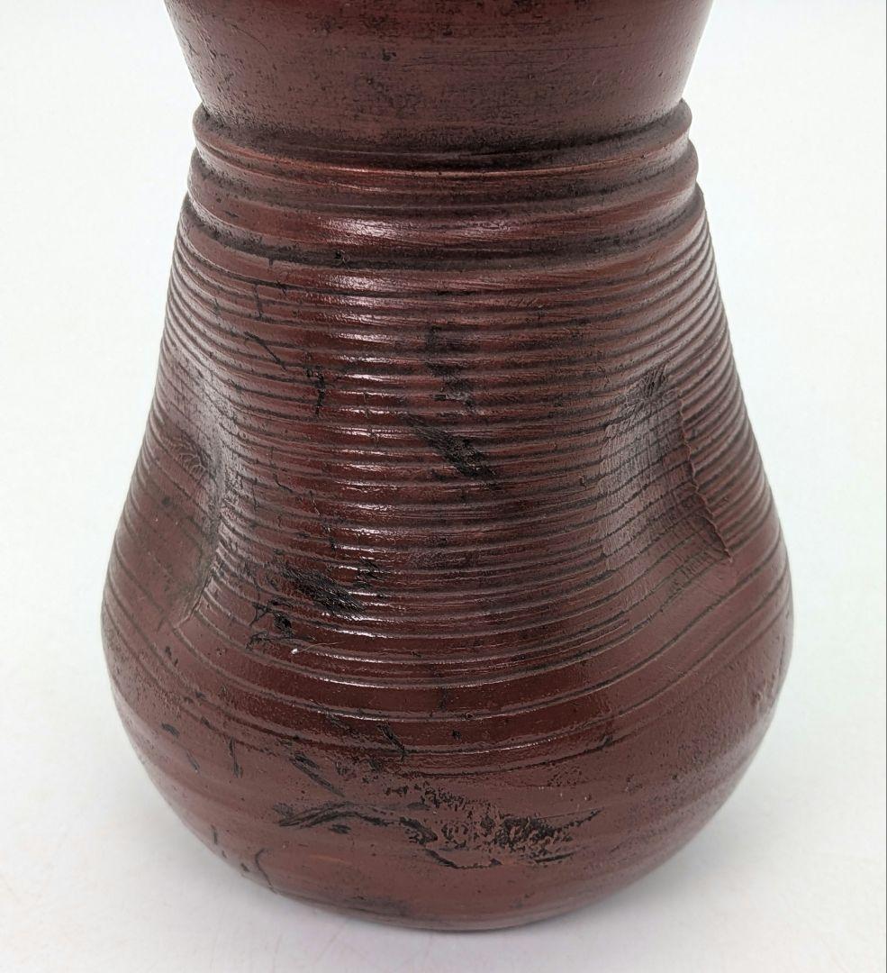 江戸末期 古備前 三方徳利 合箱合布 人形徳利 とっくり 一輪挿し花入