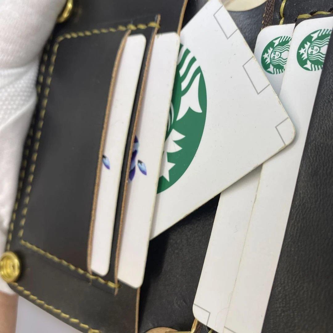 無骨！お札折らずに収納できる無骨な手染めミドルトラッカーウォレット BTW