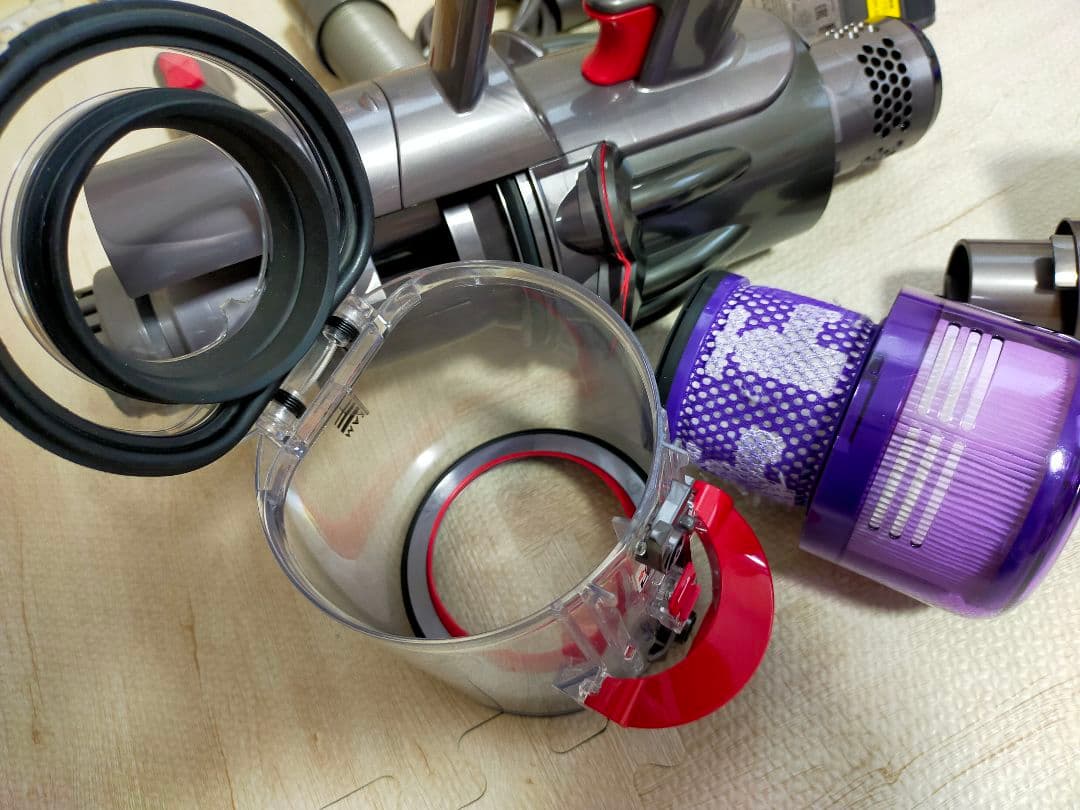 ダイソン Digital slim SV18 【分解・洗浄】毛絡み防止、スタンド
