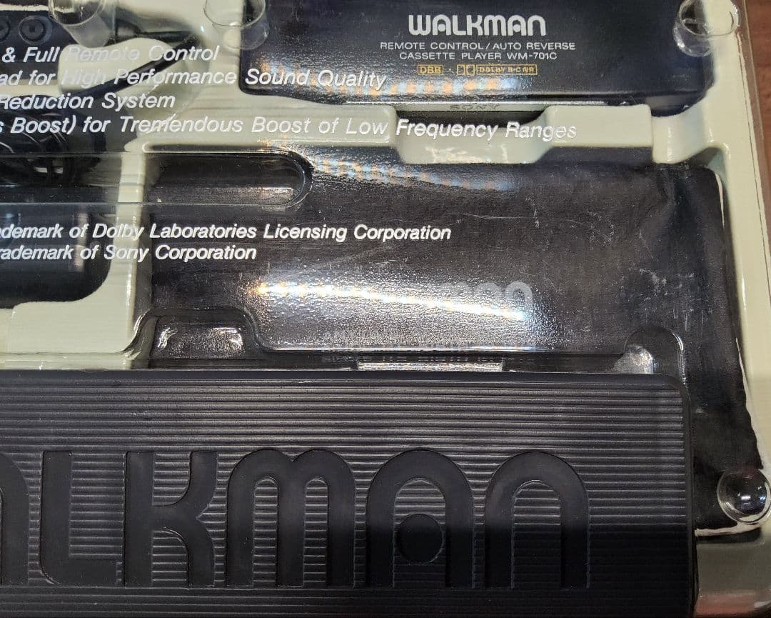 新品同様 レア！】SONY ウォークマン WM-701C ブラック 整備済み