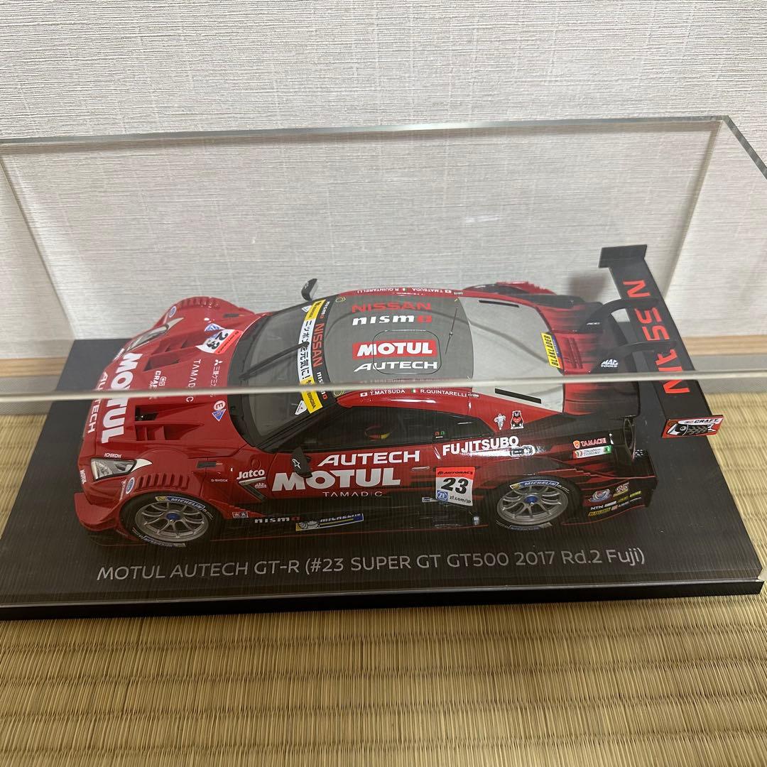 スーパーGT 2017 モチュールオーテックGT-R ebbro 1/18 ミニカー MOTUL
