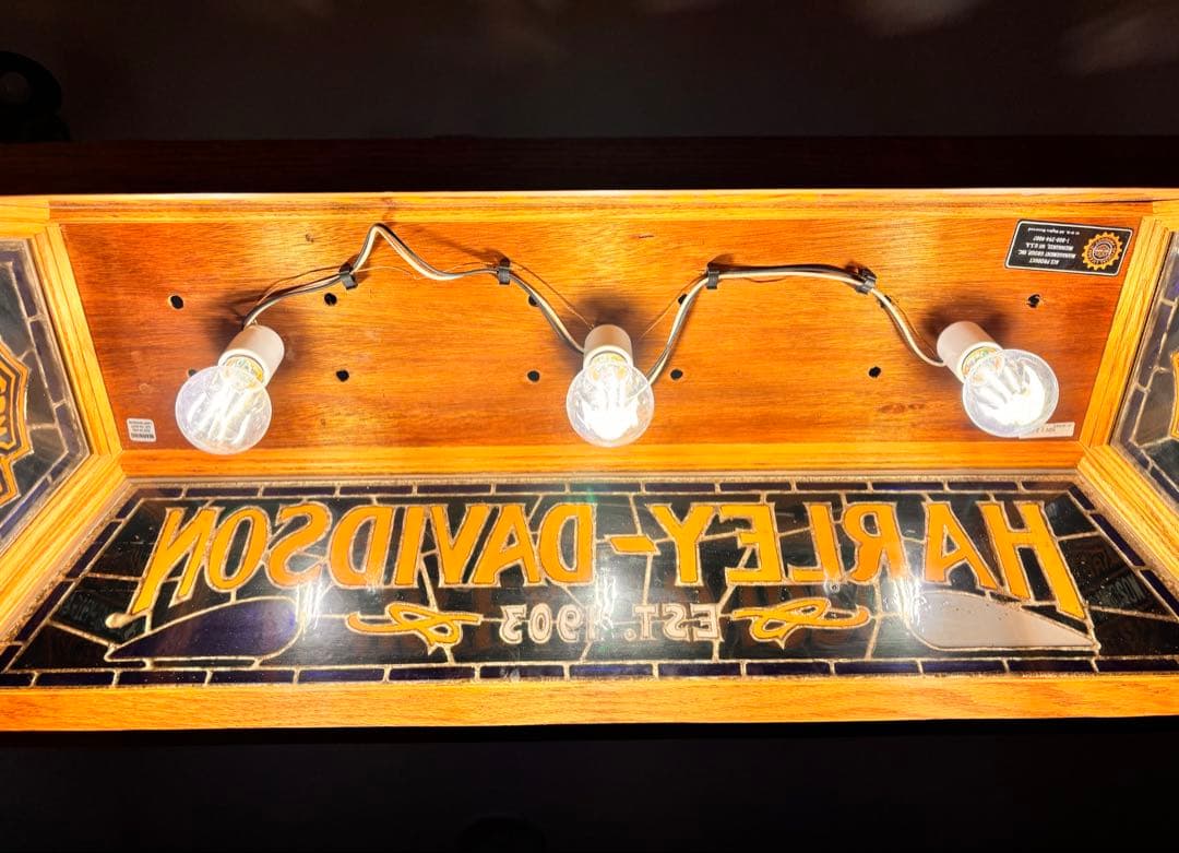 Harley Davidson プールバーライト ビンテージ 超レア USA什器 - メルカリ