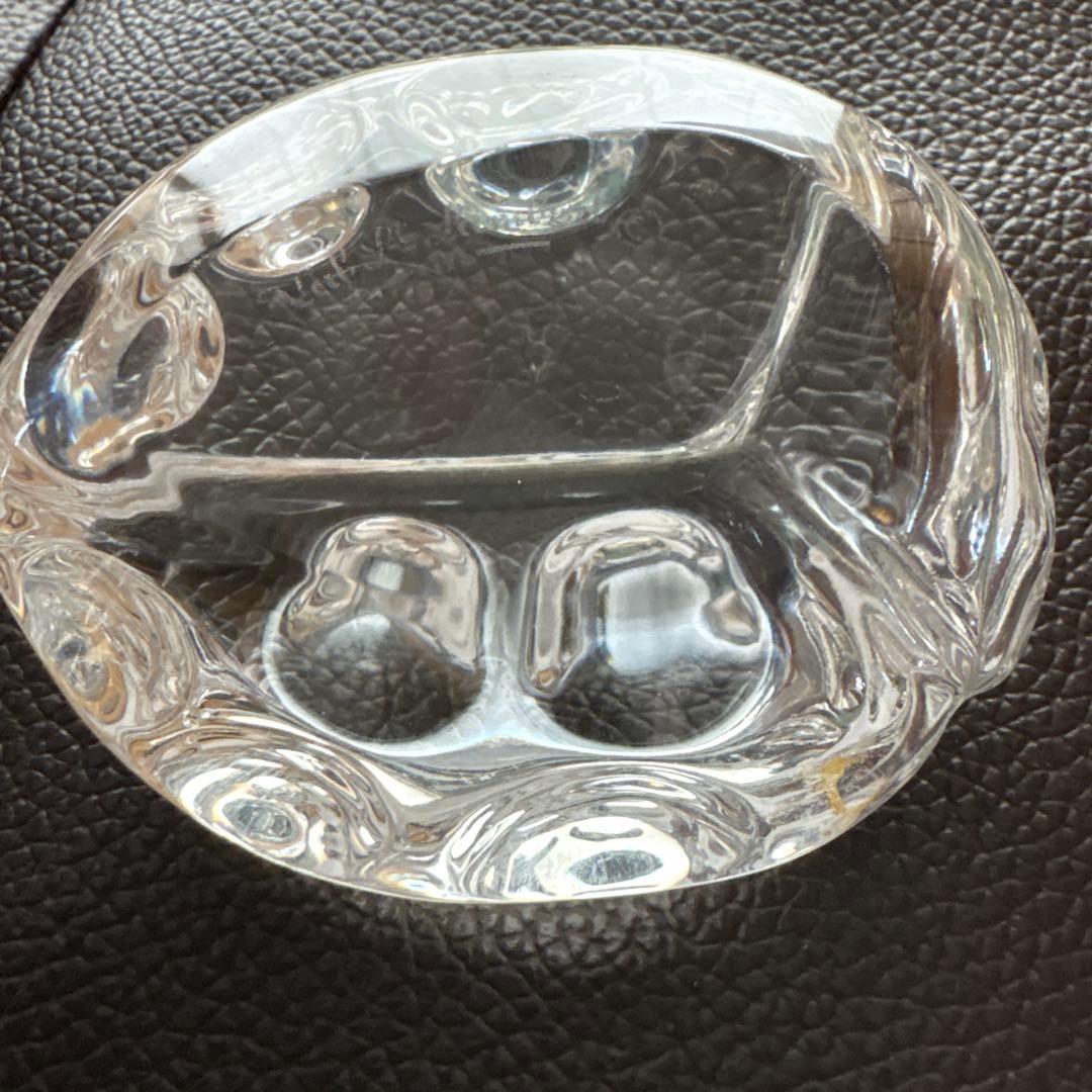 Val Saint Lambert てんとう虫型 ガラス置物