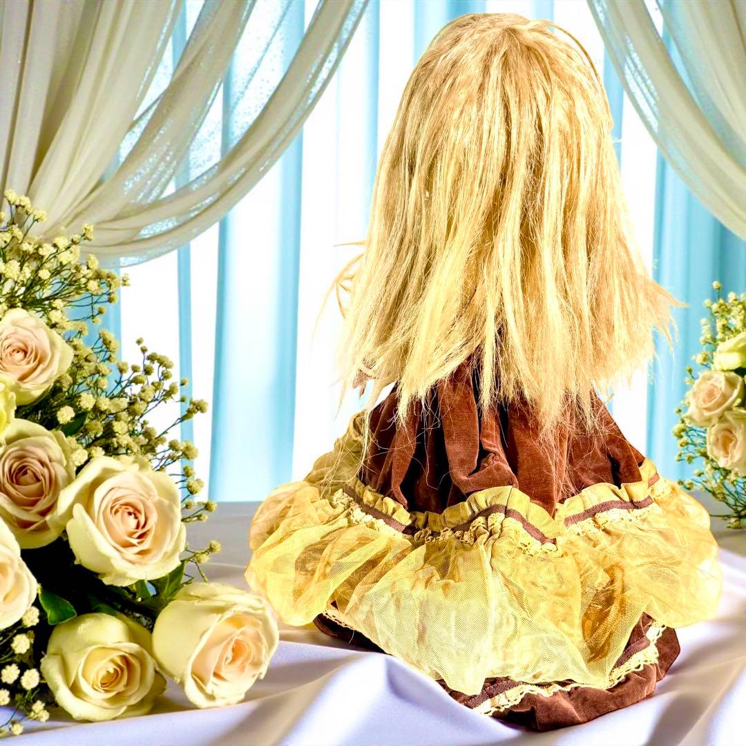 ビスクドール ジュモー フランス プリンセスドレス シェルカメオ