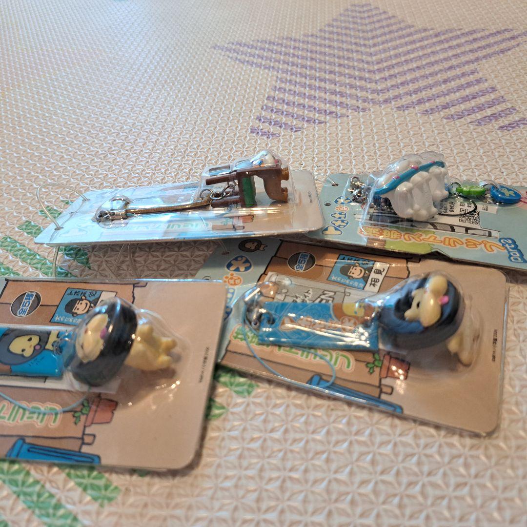 トホホな犬　携帯ストラップ 4個セット　part2ミックス　まとめ売り　激レア