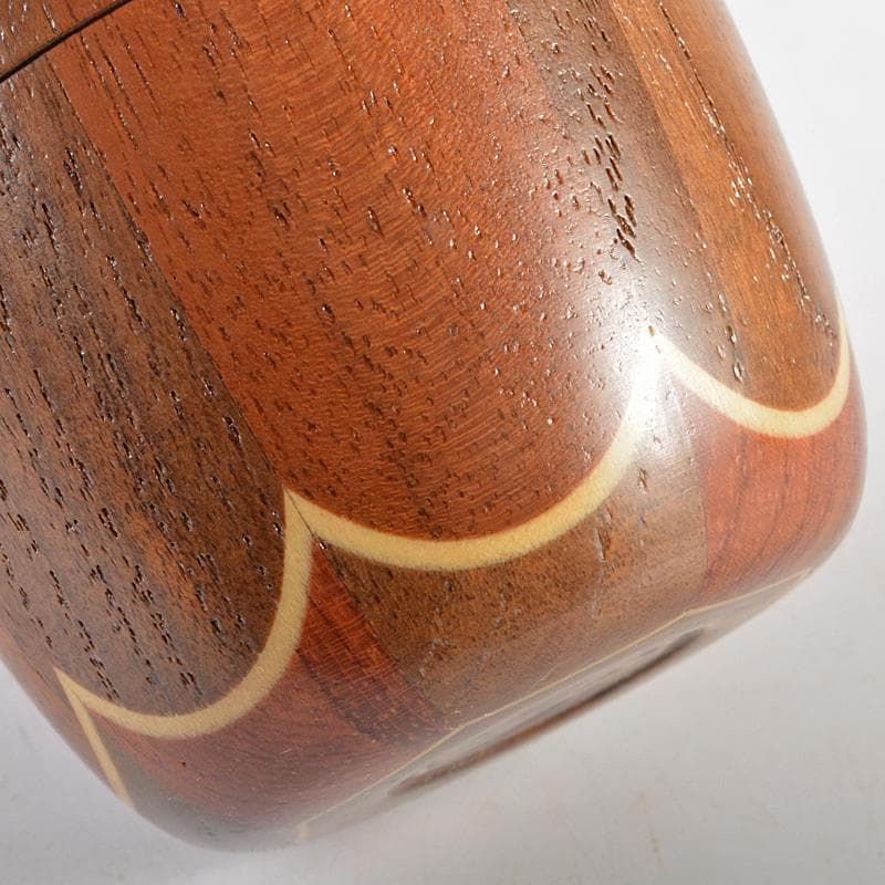 茶道具　箱根寄木細工　棗　V　R6988