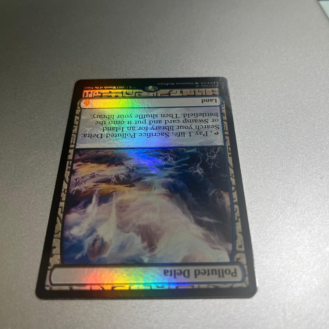 ①MTG foil 《汚染された三角州/Polluted Delta》[EXP]