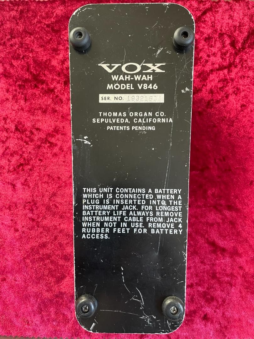 ギター Vintage VOX 1976 VOX V846 #1932160