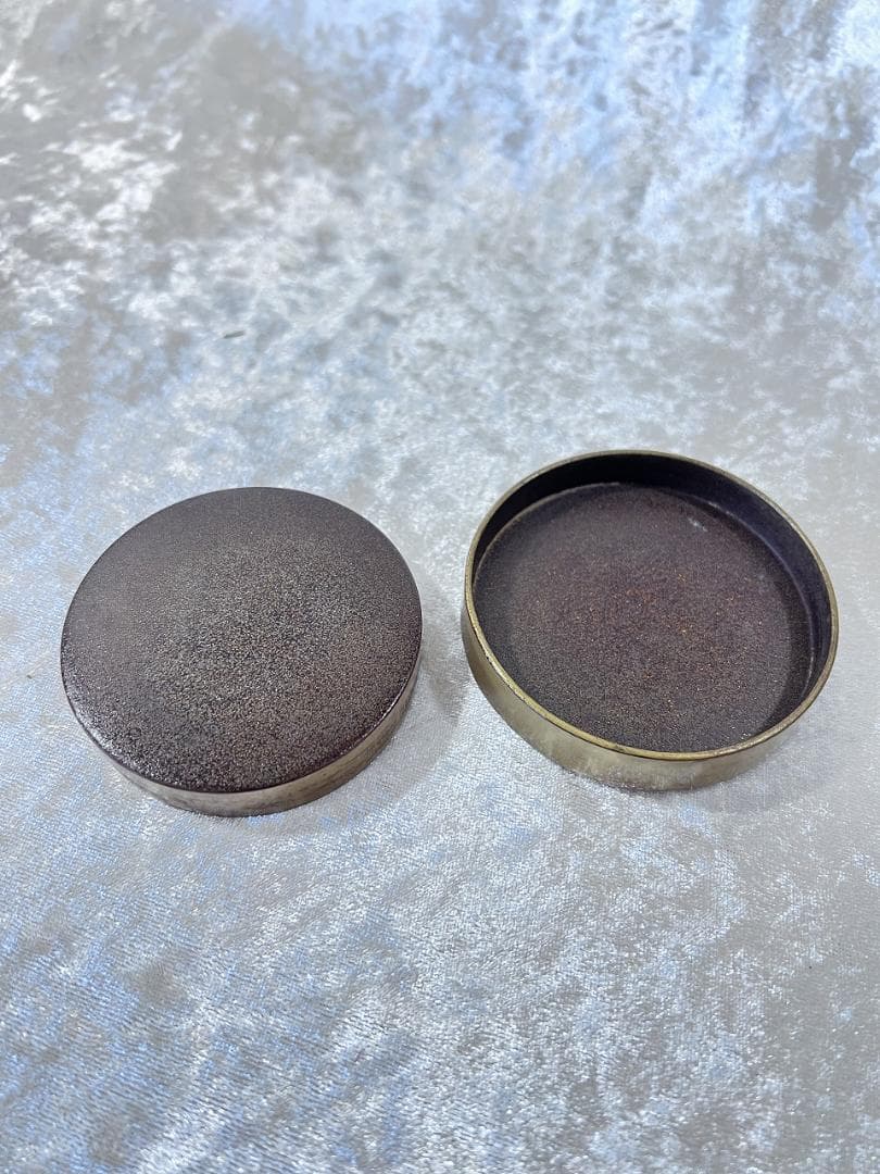 金蒔絵山水紋香箱　江戸期　合せ箱　金銀　富士山　高蒔絵 山と鳥のデザイン