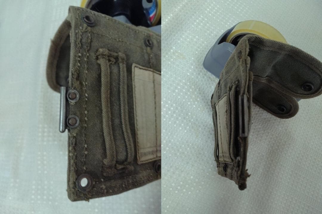麦*様 自衛隊 M1小銃弾納マガジンポーチ官給品 昭和33年初期型M1