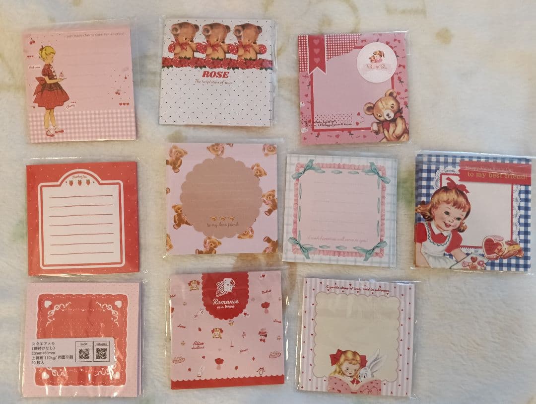 5日までお取置　個人作家メモデザインペーパータグchuchu様