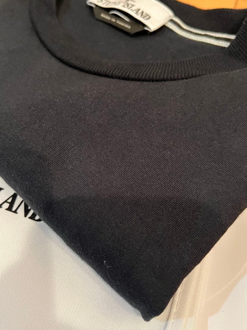 ☆希少！肩刺繍☆ストーンアイランド Tシャツ ☆ネイビー S☆タグ有