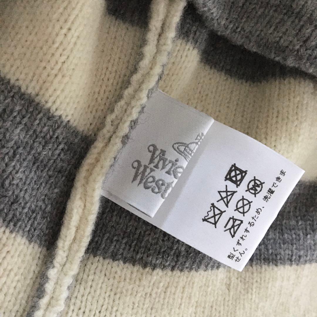 vivienne westwood ORB フラップ付ワッチ ニット帽 グレー - メルカリ