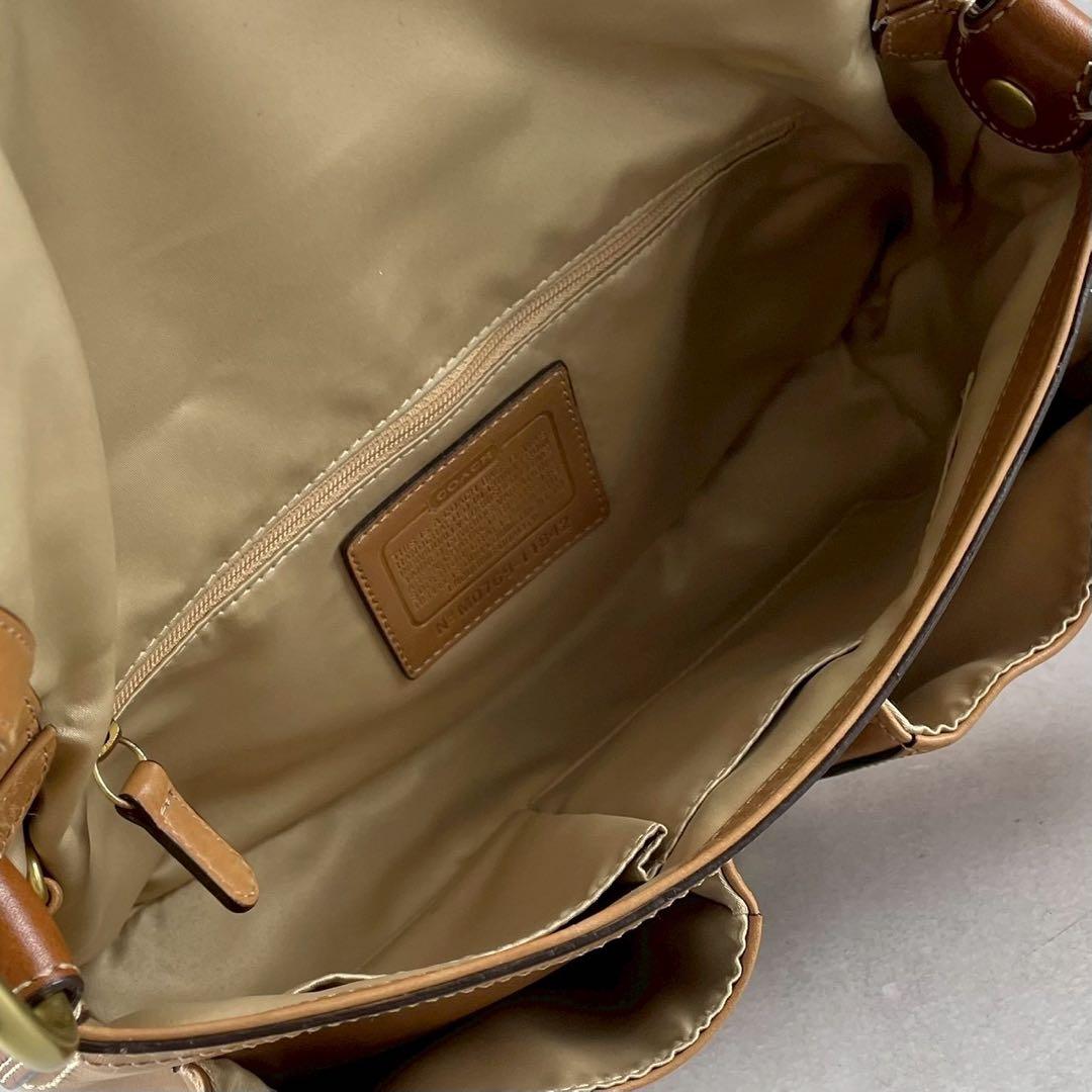 【極美品✨】COACH ソーホー ワンショルダーバッグ キャメル 11842
