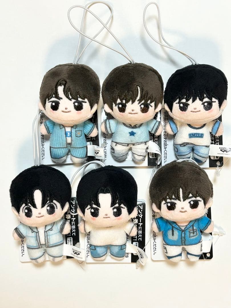 TWSちびぐるみ ぬいぐるみ ナムコ限定品 合計6点コンプリートセット