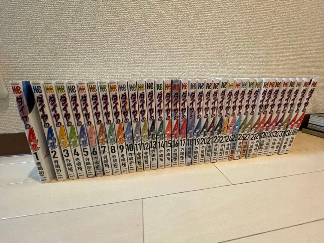 ダイヤのA act2全巻セット 1-34巻+帝東鵜久森外伝 ほぼ初版 ダイヤのA