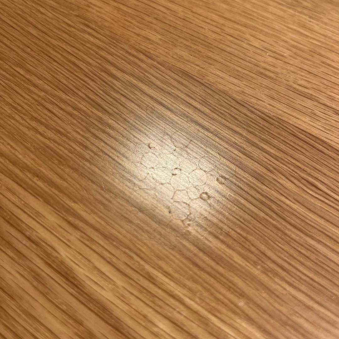 無印良品 木製リビンダイニングテーブル 幅130×奥行70×高さ65cmオーク材