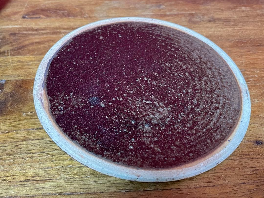 淡海ぜぜ 陽炎園 岩崎新定 膳所焼 耳付水指古膳所