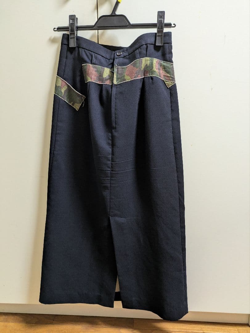 COMME des GARCONS カモフラ柄テープ タイトスカート ひざ丈