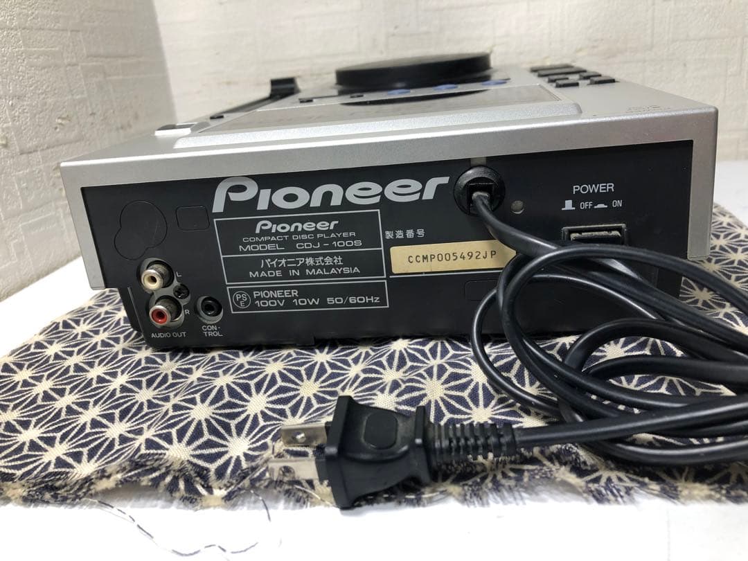 pioneer dj パイオニア CDJ-100S レンズクリーニング