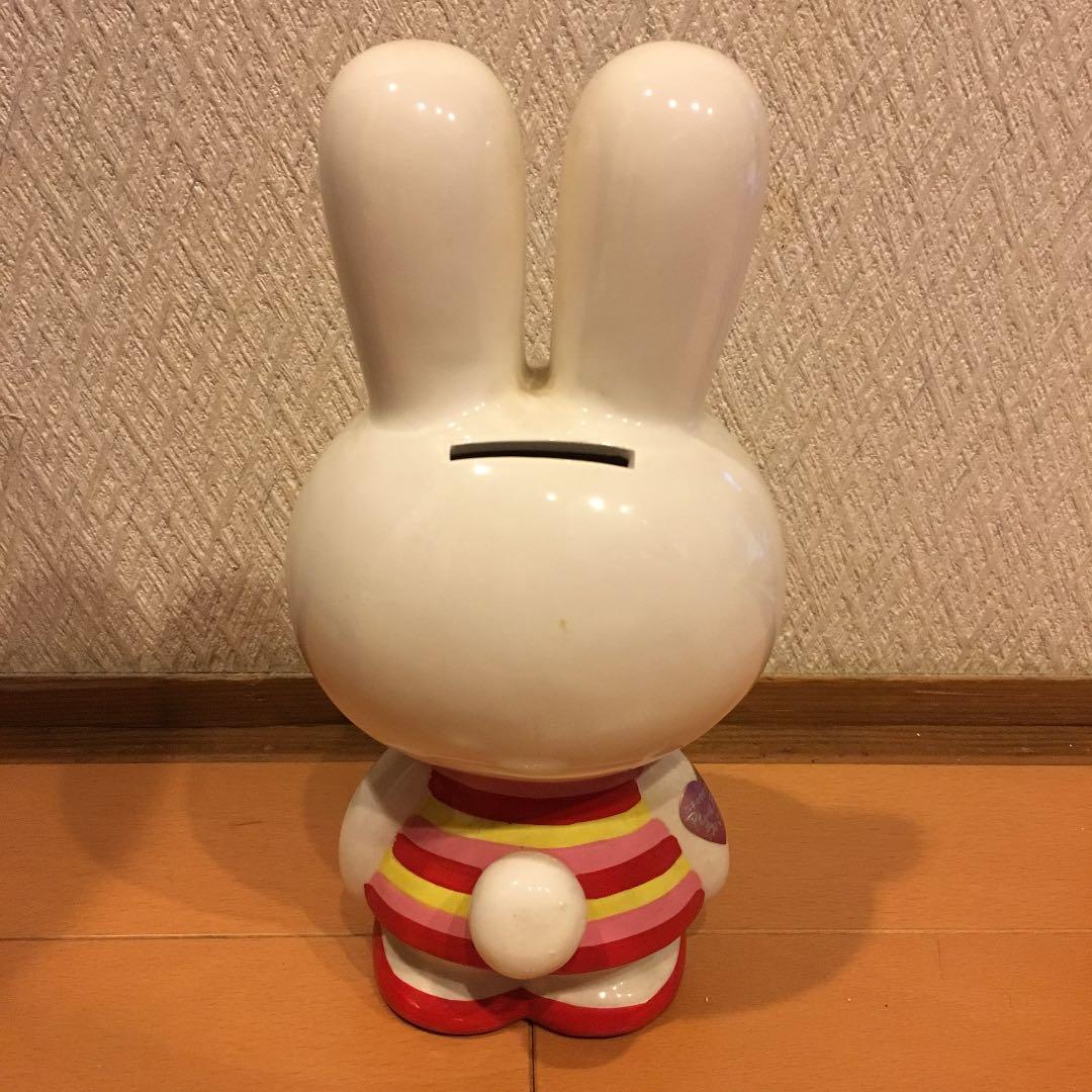 【美品】内藤ルネ アムール アムール ラパン 貯金箱