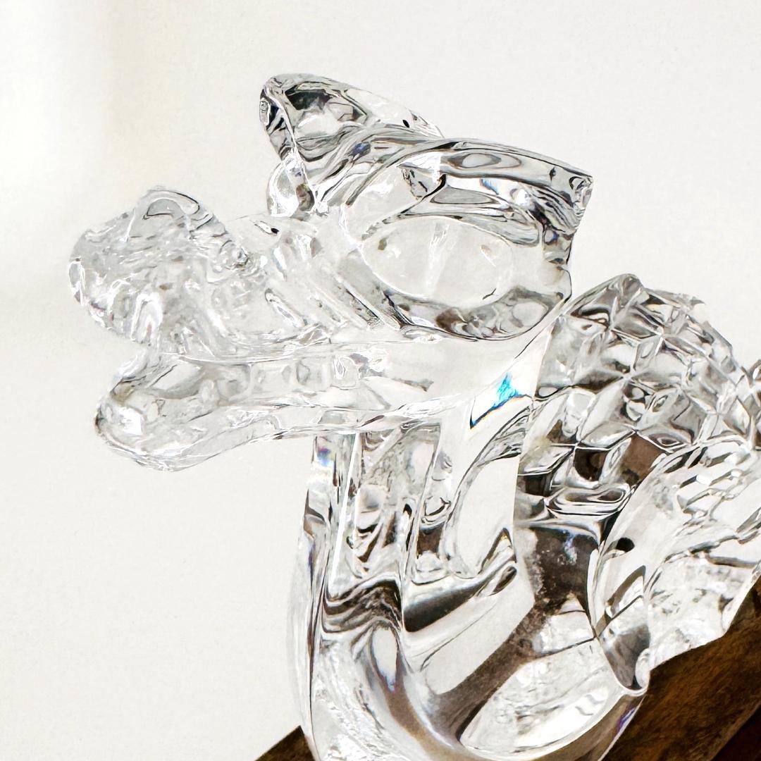 【バカラ】動物 辰 龍 ドラゴン 置物 インテリア★美品★運気up バカラ】動物 辰 龍 ドラゴン 置物 インテリア☆美品☆運気up Baccarat