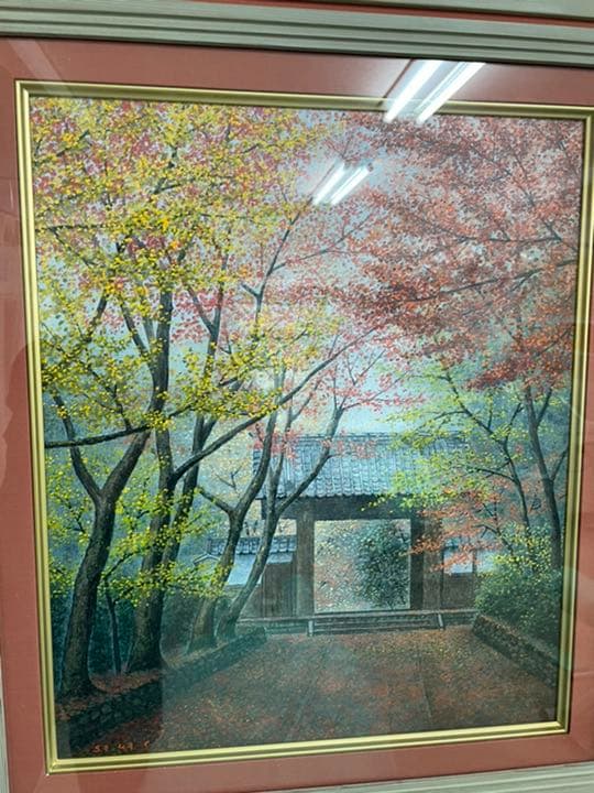 送料込み　酒井英利　油彩　F8号　百貨店上代80万円