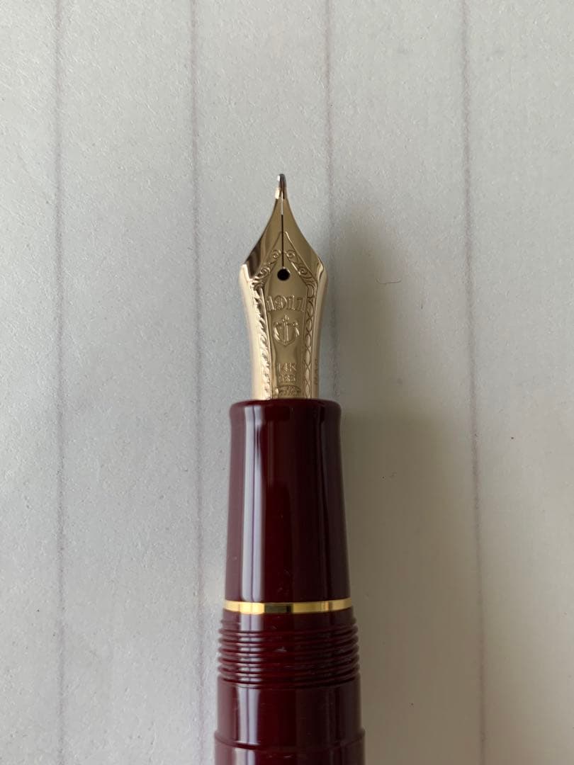 セーラー 万年筆 ボルドー 14K