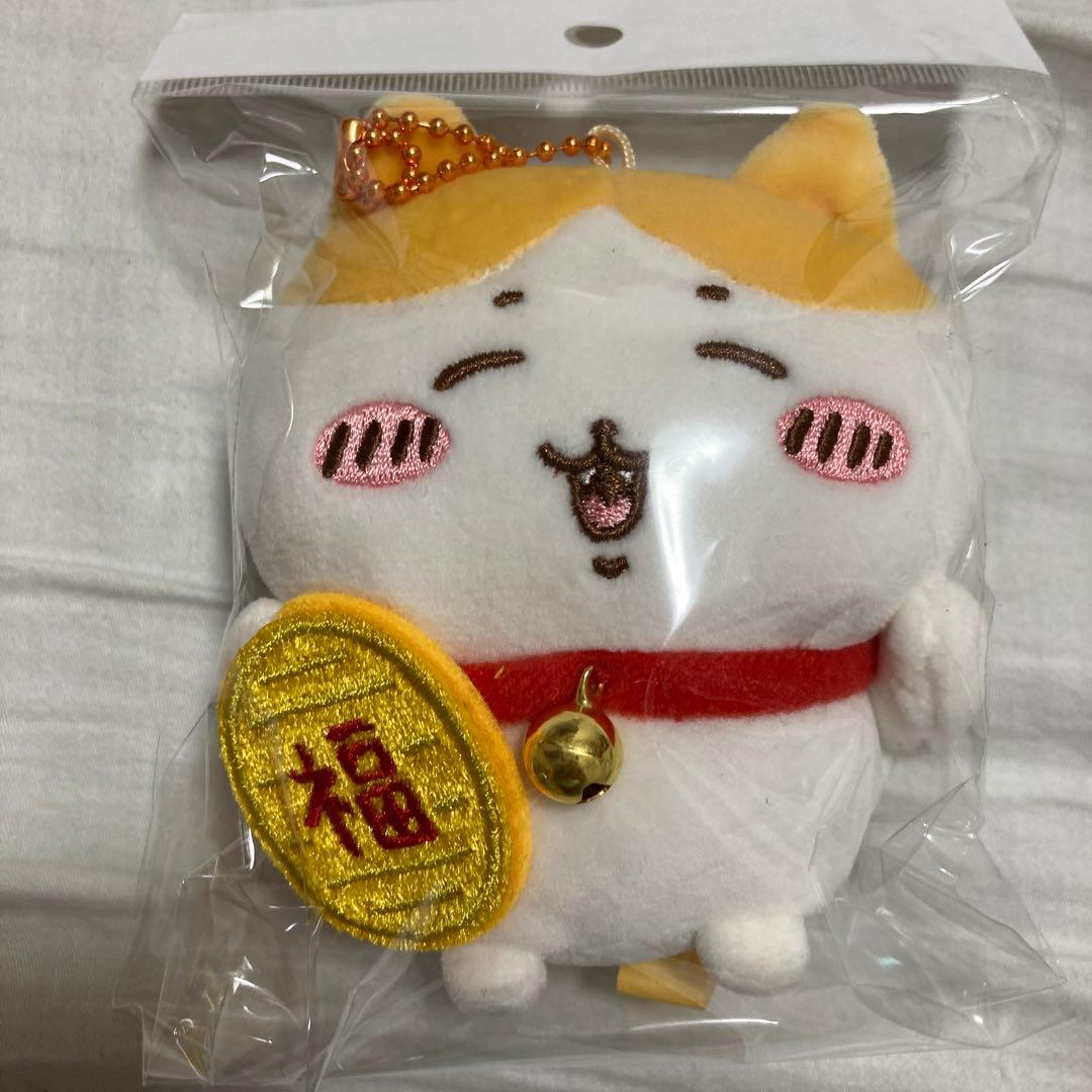 ちいかわ 招福 ハチワレ マスコット 招き猫 ぬいぐるみ マスコット