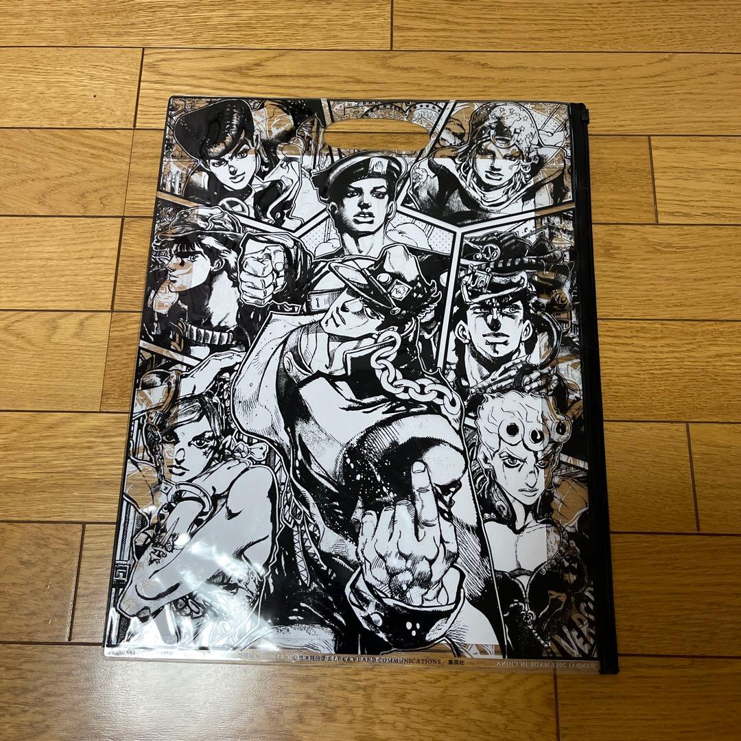 ジョジョの奇妙な冒険　クリアファイル　ビニールバッグ ジョジョの奇妙な冒険 クリアファイル ビニールバッグ Amazon.co.jp