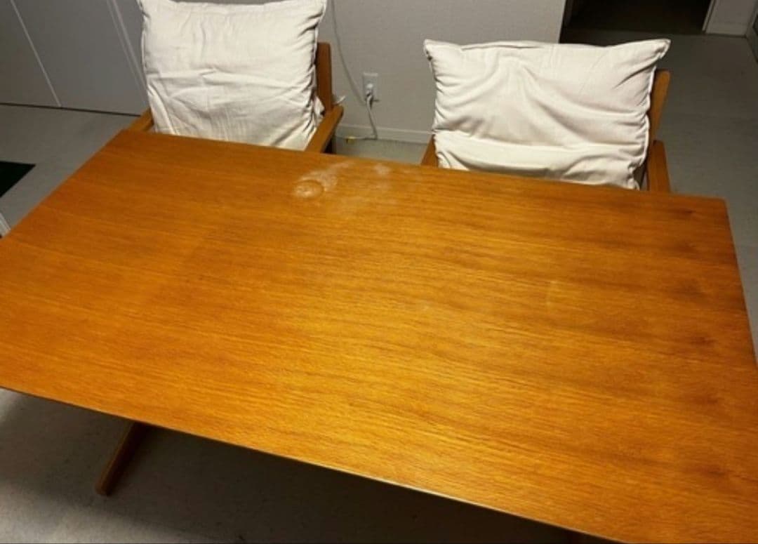 無印良品 ソファで使えるダイニングテーブル3＆ソファ2脚セット