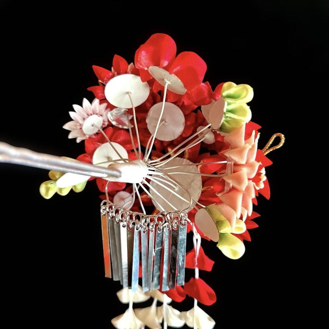 専用です。 日本髪 髪飾り 七五三(7歳)～成人式 (赤)