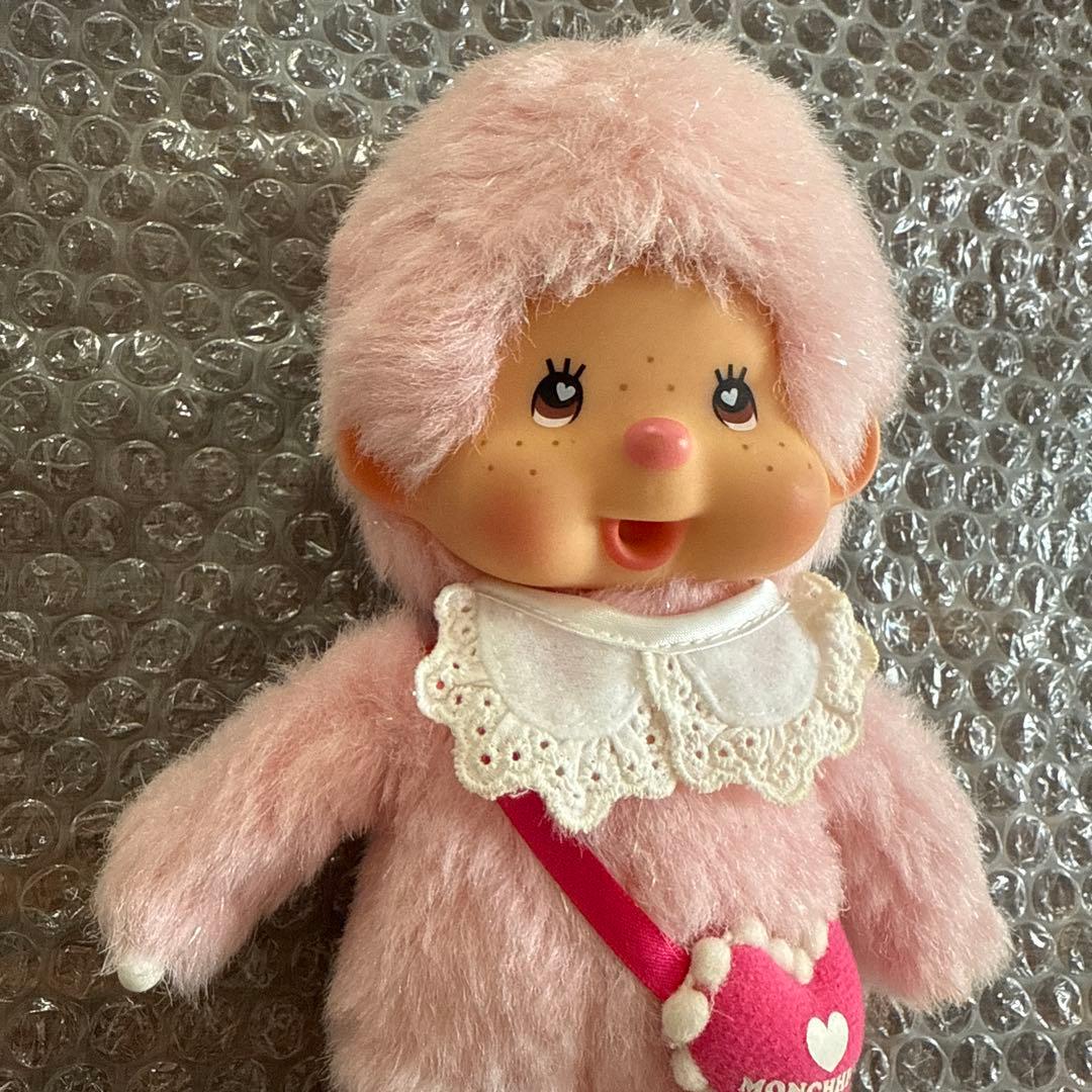 2012年発売 ハートアイズ モンチッチ ピンク 中古 貴重 ぬいぐるみ