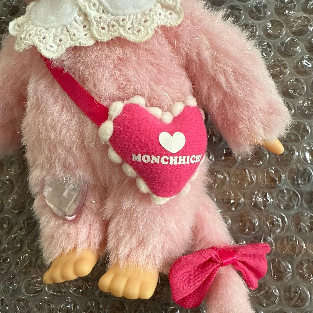 2012年発売 ハートアイズ モンチッチ ピンク 中古 貴重 ぬいぐるみ