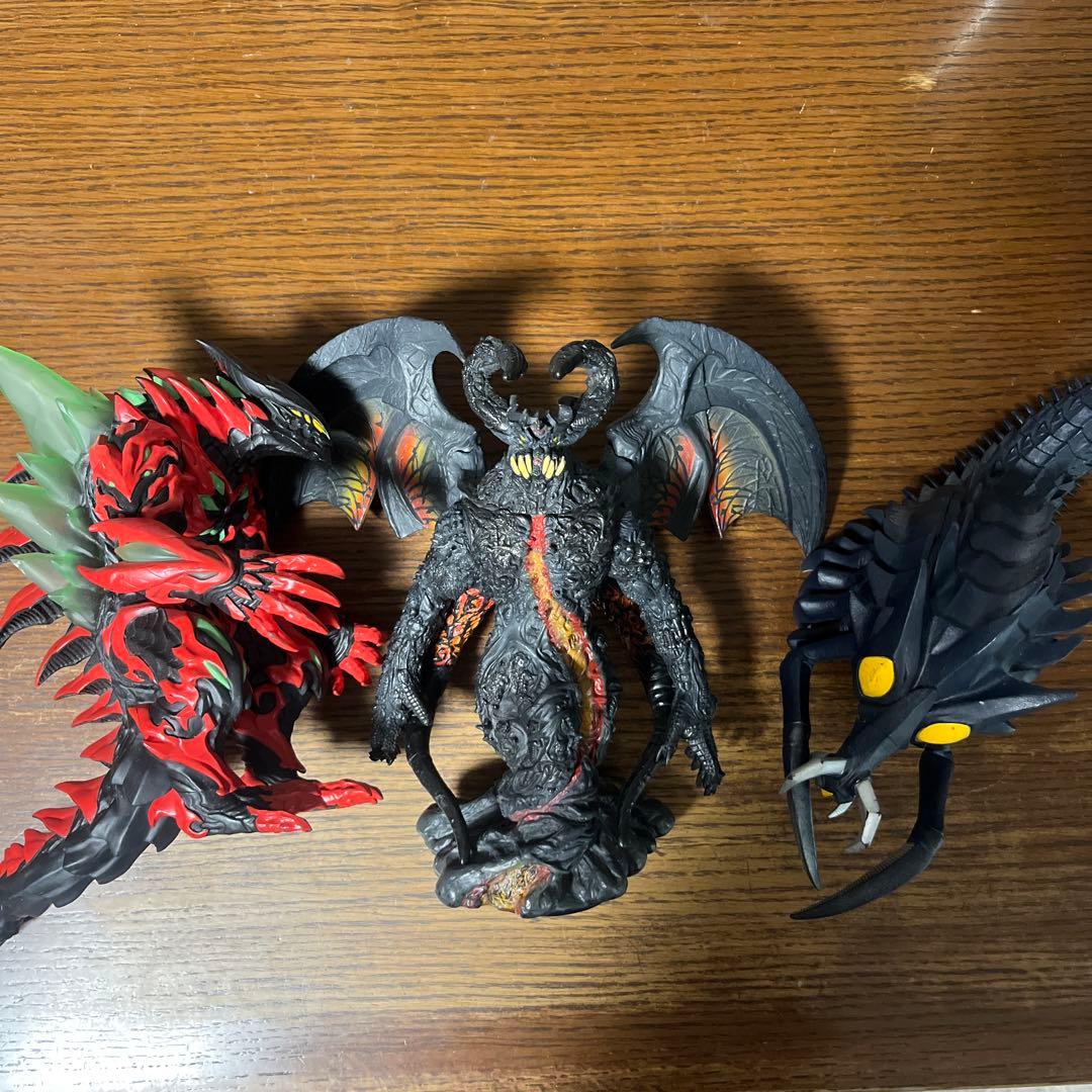 怪獣フィギュア3体セット Toho Giant Monsters] Kiryu 3 2002 Standard & Rick Version Unboxing