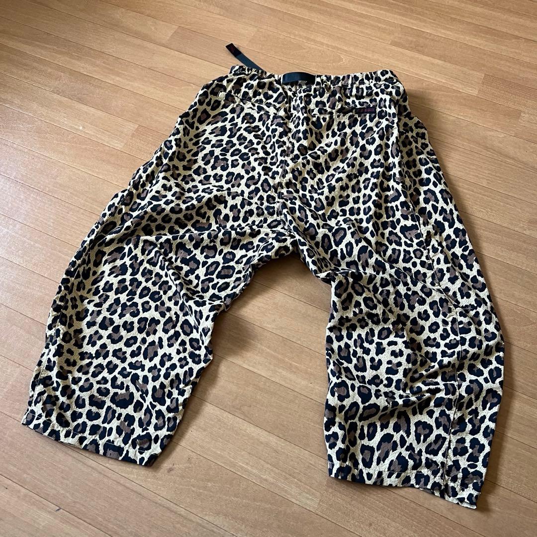 最終　グラミチ×ニコアンド　ヒョウ柄サルエルラップパンツ　限定　ユニセックス