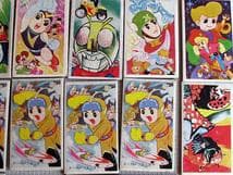 60'S 昭和レトロ めんこ 面子 メンコ スーパージェッター 宇宙エース