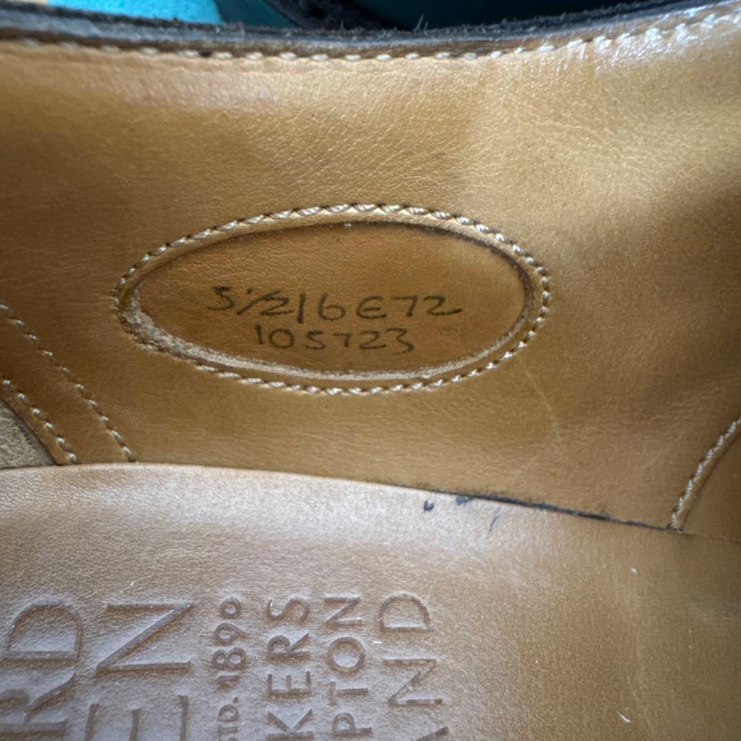 EDWARD GREEN ブラックユタカーフ　BORROWDALE