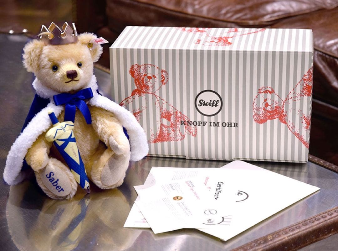 匿名配送】Fate 15thシュタイフ コラボテディ セイバー エクスカリバー