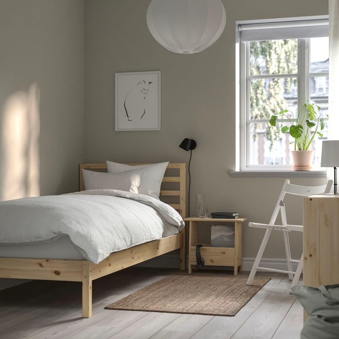 IKEA シングルベッド TARVA 別売りすのこ付き
