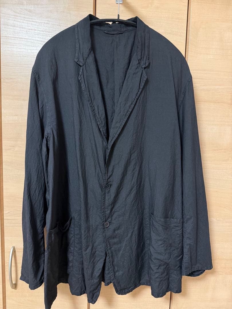 25SS COMOLI シルク製品染ジャケット サイズ1