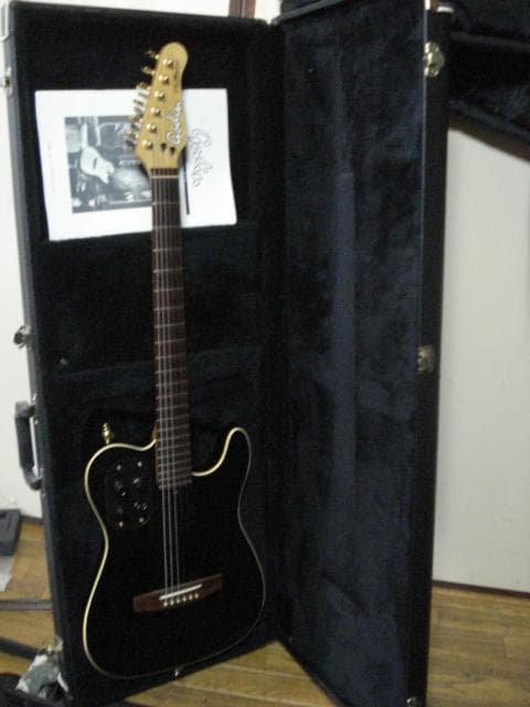 超メルカリ市!!Godin acousticaster レース他改良多！ 動画！